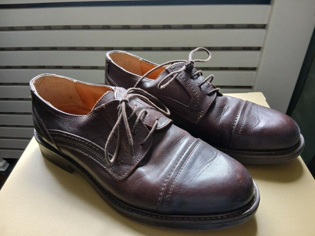 Heren schoenen mt41, Ophalen of Verzenden, Zo goed als nieuw, Bruin