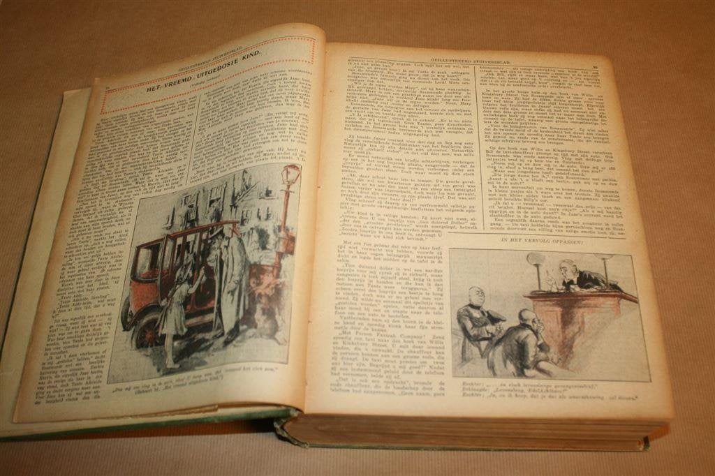 Geïllustreerd Stuiversblad 1925 ingebonden - Dikke pil, Ophalen of Verzenden