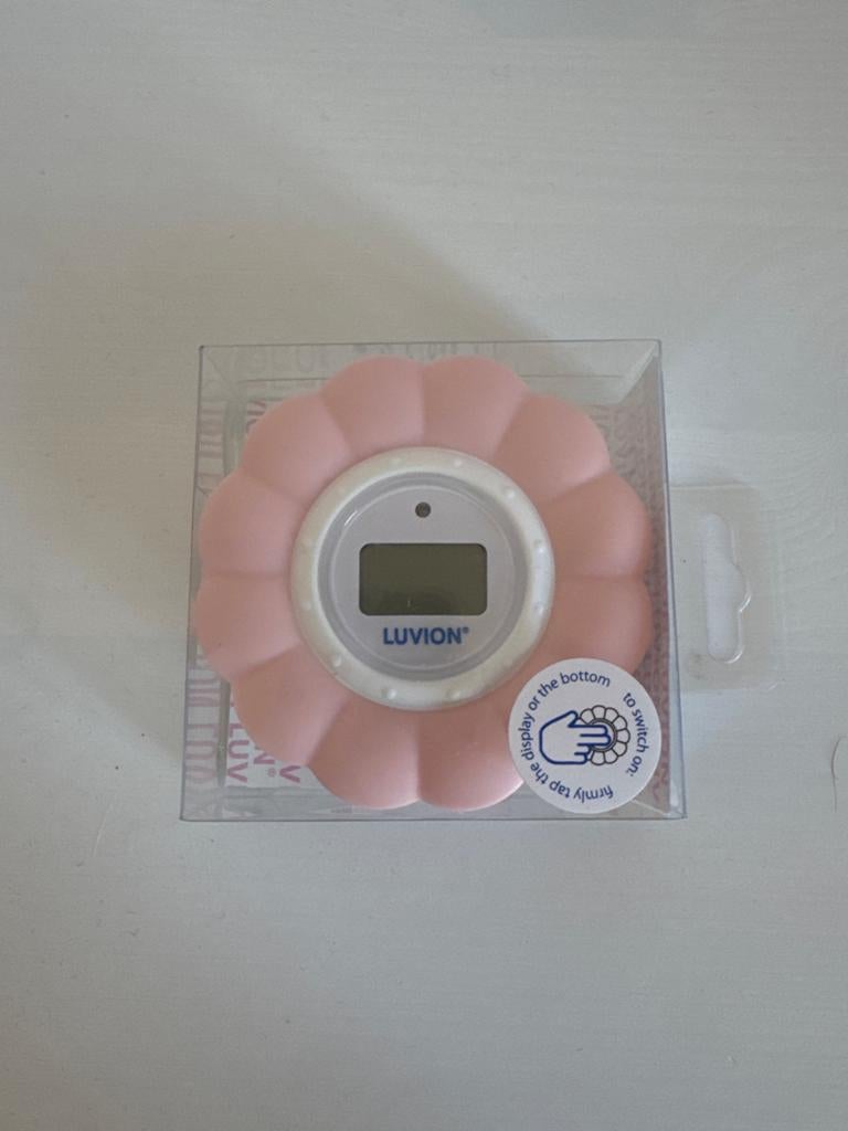Luvion Bad- & Kamerthermometer - Roze Bloesem, Witgoed en Apparatuur, Wekkers, Ophalen, Nieuw, Digitaal
