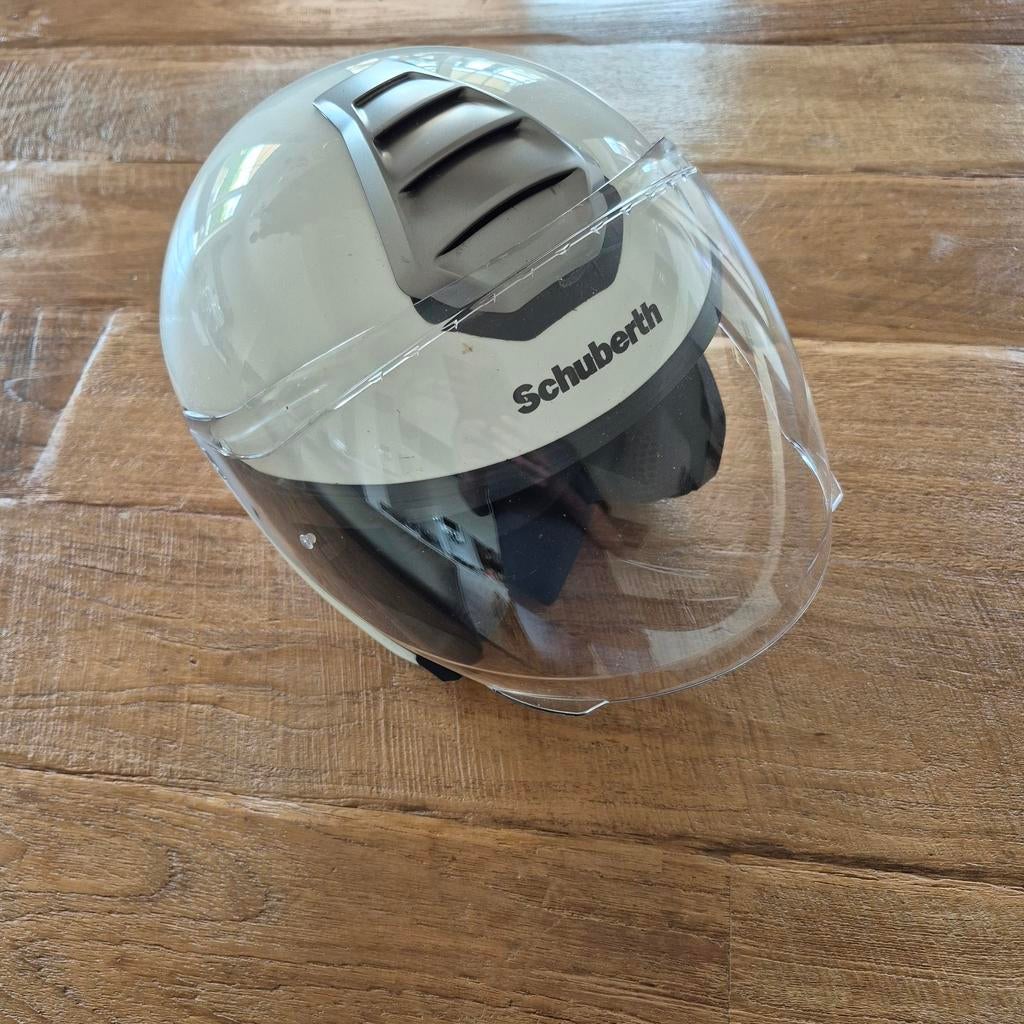 Schuberth Jethelm maat: 59, L, 7 3/8, Motoren, Ophalen of Verzenden, Tweedehands, Jethelm, Dames