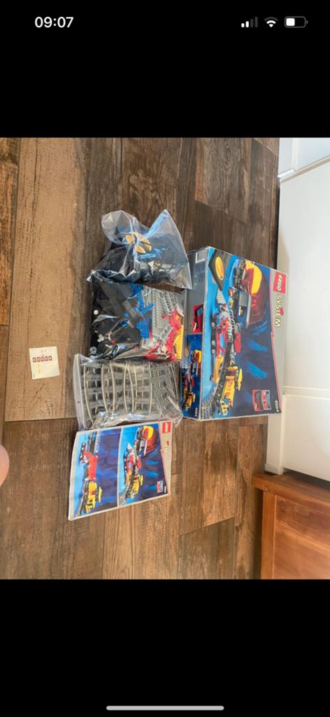 Lego 4564 trein 9v cargotrein, Kinderen en Baby's, Speelgoed | Duplo en Lego, Ophalen of Verzenden, Zo goed als nieuw