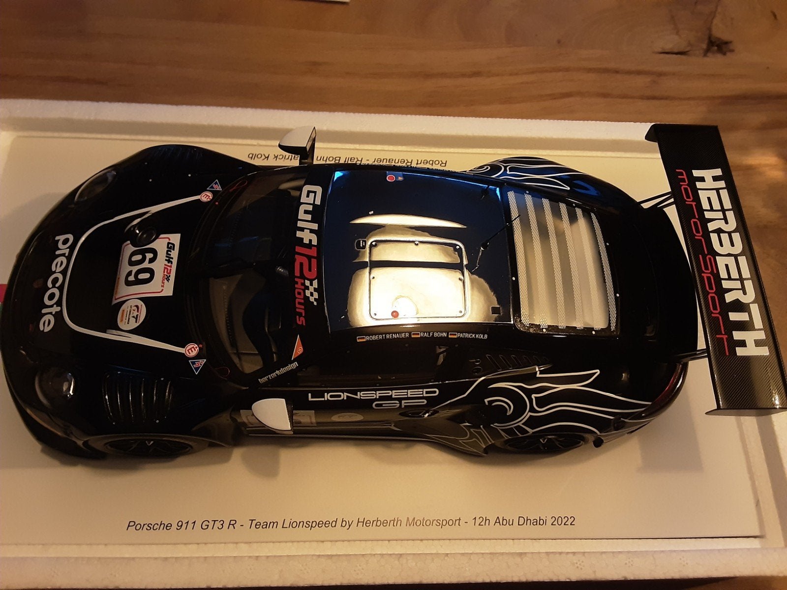 Porsche 911 GT3 R Team Lionspeed by Herberth Motorsport, Ophalen of Verzenden, Nieuw, Overige merken