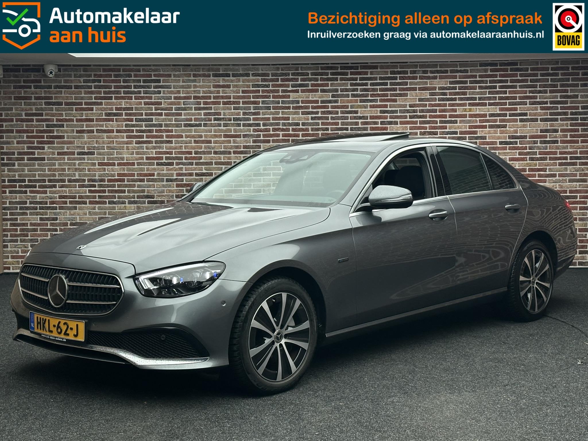 Mercedes-Benz E-klasse 300 e Luxury line Open Dak HeadUp Dea, Auto's, Dealer onderhouden, Gebruikt, 4 cilinders, 320 pk