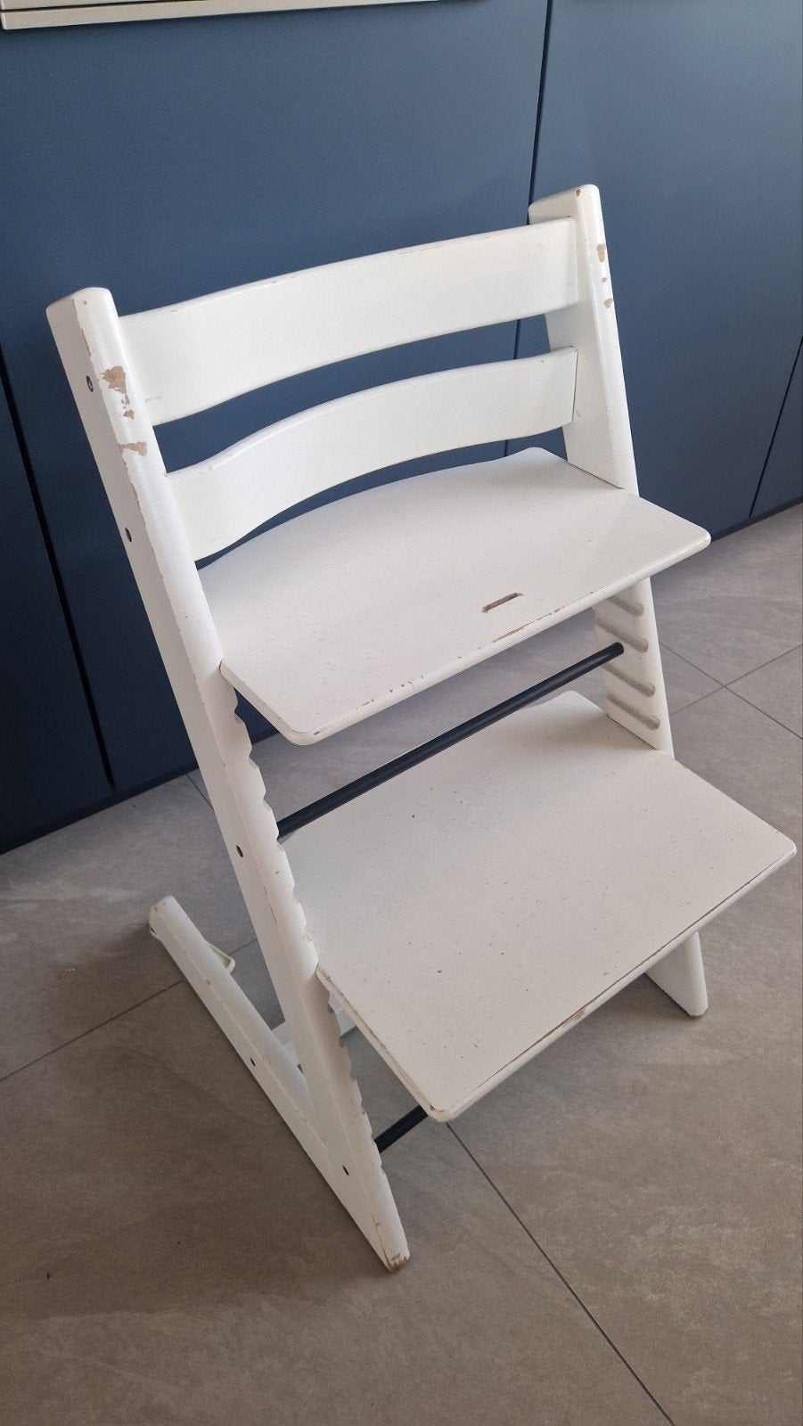 Witte Trip Trap stoel uit 2012, Kinderen en Baby's, Kinderstoelen, Ophalen of Verzenden, Gebruikt, Meegroeistoel