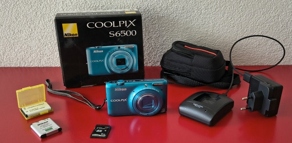Nikon fotocamera Coolpix S6500, Ophalen, 16 megapixels, Zo goed als nieuw, Compactcamera