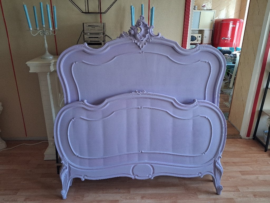 MOOIE BROCANTE BED, Ophalen, 90 cm, Overige kleuren, Tweepersoons
