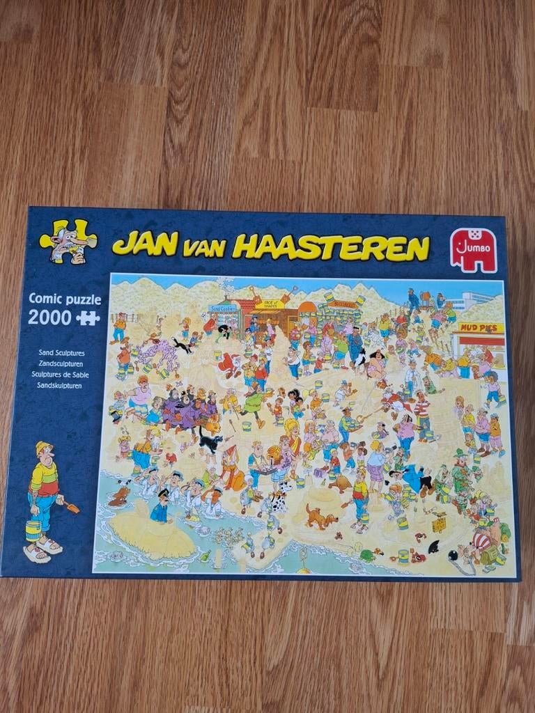 Jan van Haasteren Zandsculpturen 2000 stukjes, Hobby en Vrije tijd, Denksport en Puzzels, Ophalen