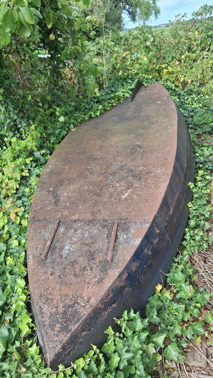 yzere  boot 7meter, Ophalen