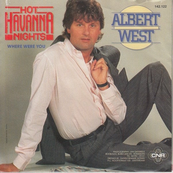 Albert West - Hot Havanna Nights (Single), Gebruikt, 7 inch, Pop, Fotohoes