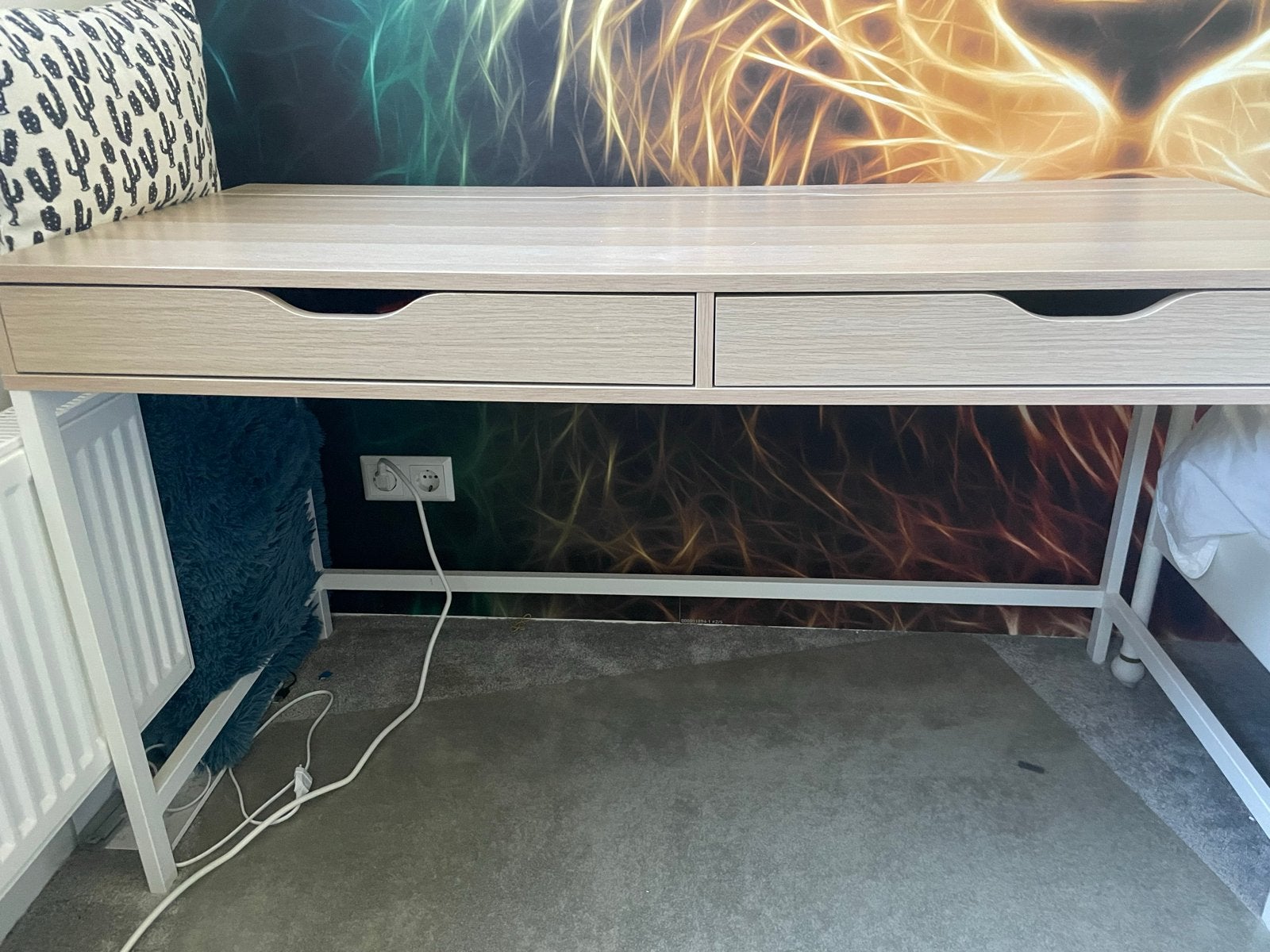 IKEA ALEX bureau met lades - Lichte gebruikssporen, Ophalen, Overige typen, Met lades, 132 cm