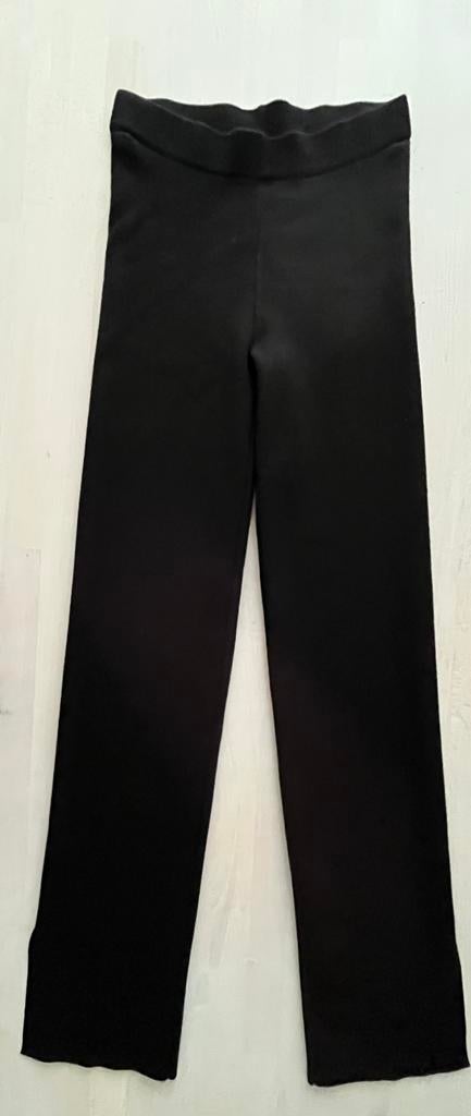 Zara zwarte pantalon met splitten onderaan maat S, Kleding | Dames, Ophalen of Verzenden, Zo goed als nieuw, Maat 36 (S), Lang