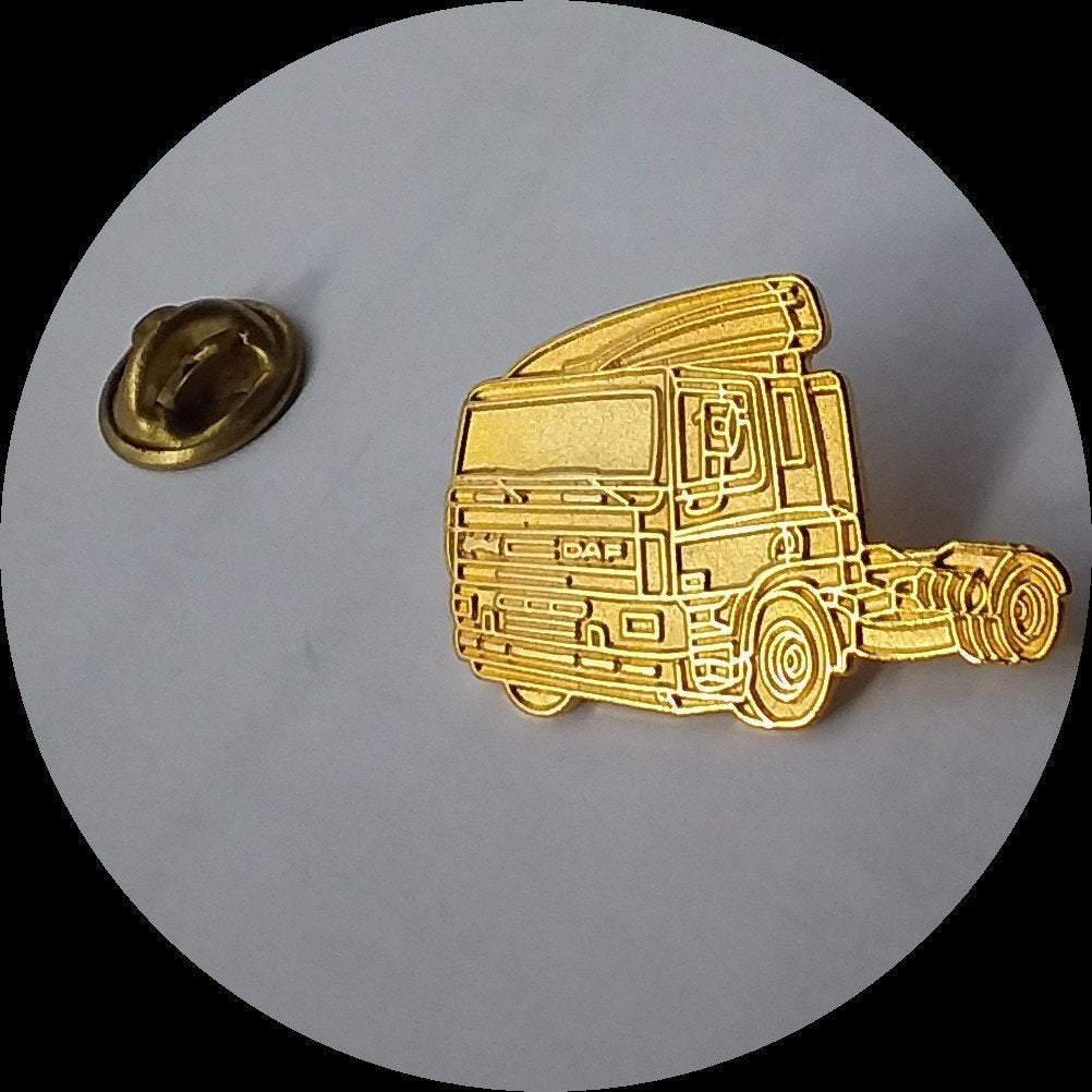 DAF truck koper, Verzamelen, Speldjes, Pins en Buttons, Ophalen of Verzenden, Zo goed als nieuw, Transport, Speldje of Pin