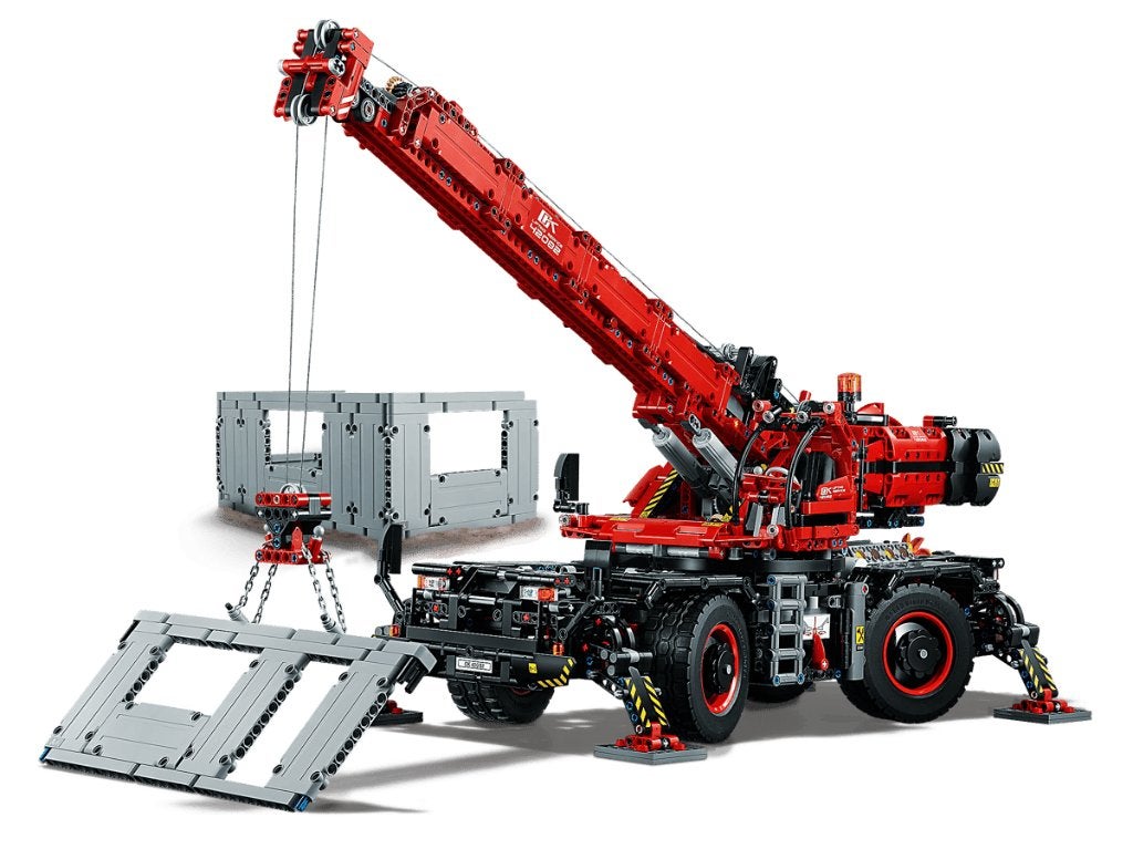 LEGO Technic 42082 Kraan voor alle terreinen, Lego, Ophalen of Verzenden, Zo goed als nieuw, Technic