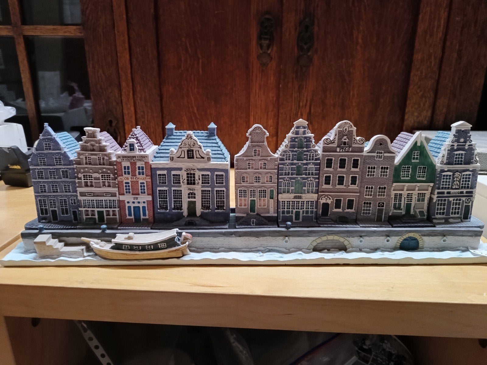 100 jaar Blokker straat huisjes verschillende gevels tien, Ophalen of Verzenden, Zo goed als nieuw, Overige typen