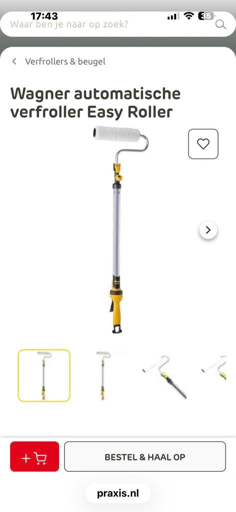 Wagner automatische verfroller Easy Roller, Ophalen of Verzenden, Nieuw, Verfroller