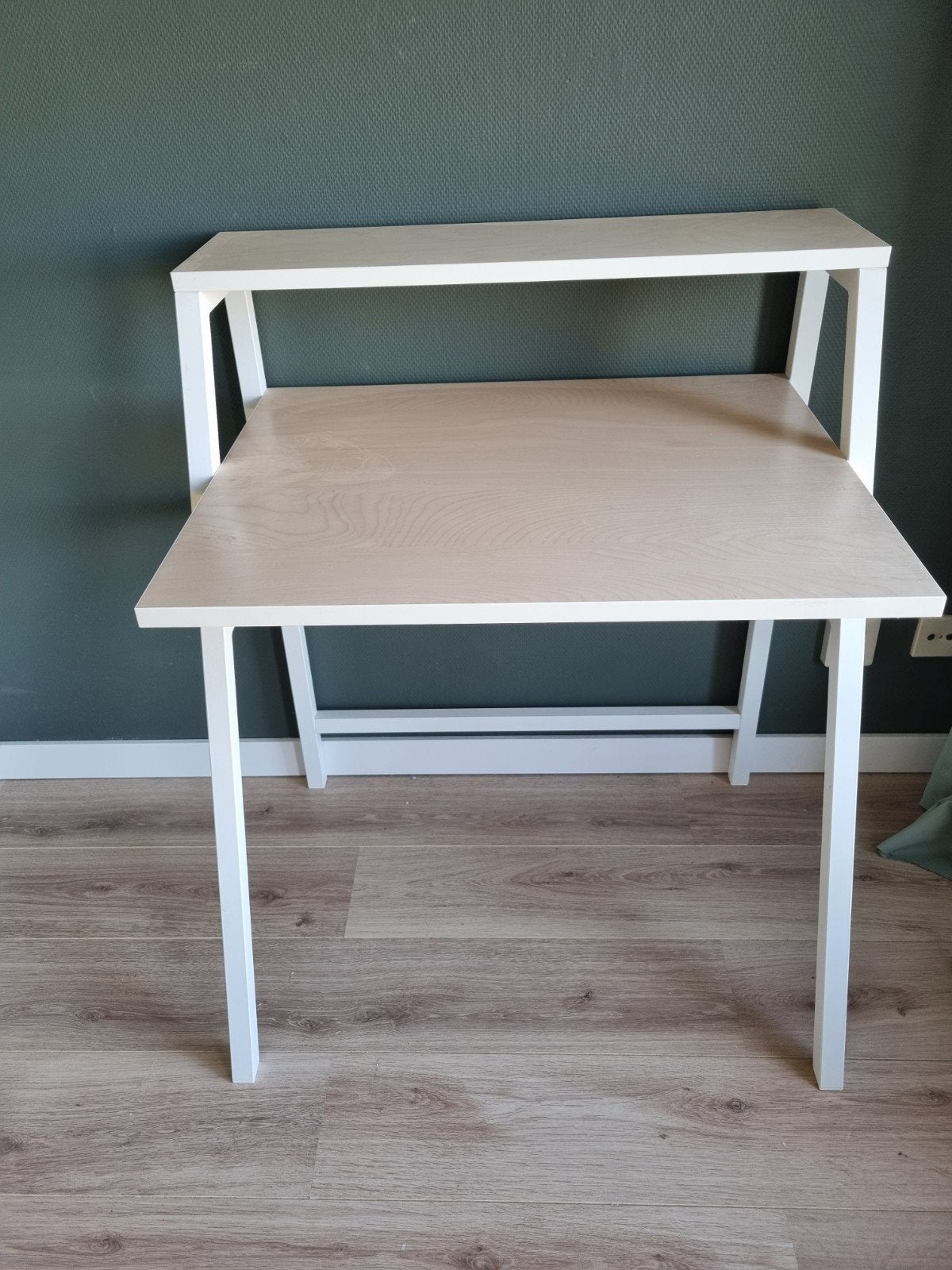 IKEA MITTPLAN Bureau - Wit, 80x60 cm, Ophalen, Zo goed als nieuw, IKEA, Computerbureau