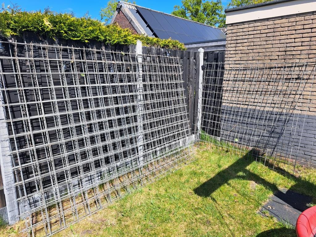 Staalnet, wapeningsnet gegalvaniseerd, Ophalen, IJzer, 6 meter of meer, 1 tot 2 meter