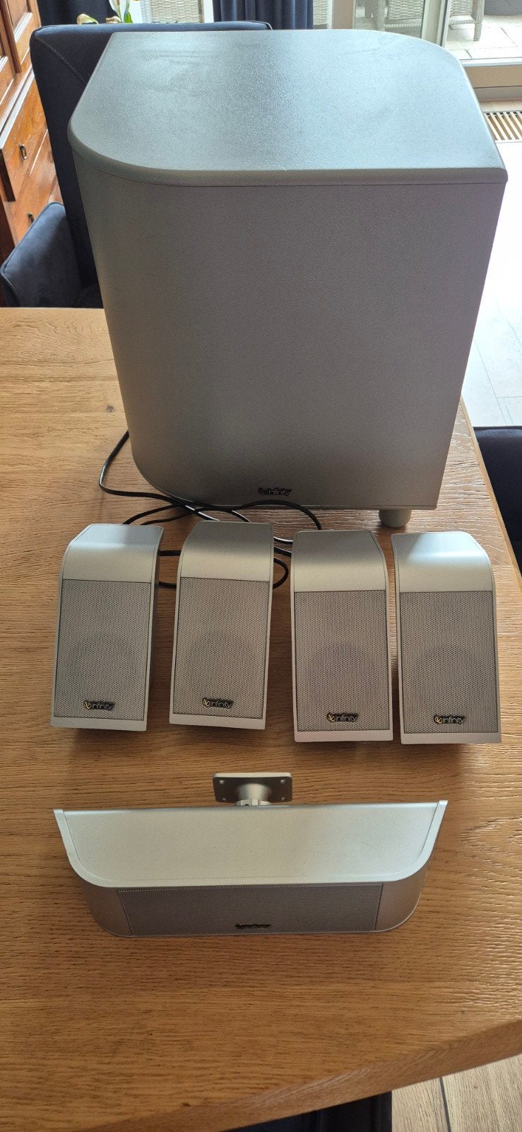 Home cinema luidsprekersysteem, Infinity, Gebruikt, 70 watt of meer, 5.1-systeem, Overige spelers