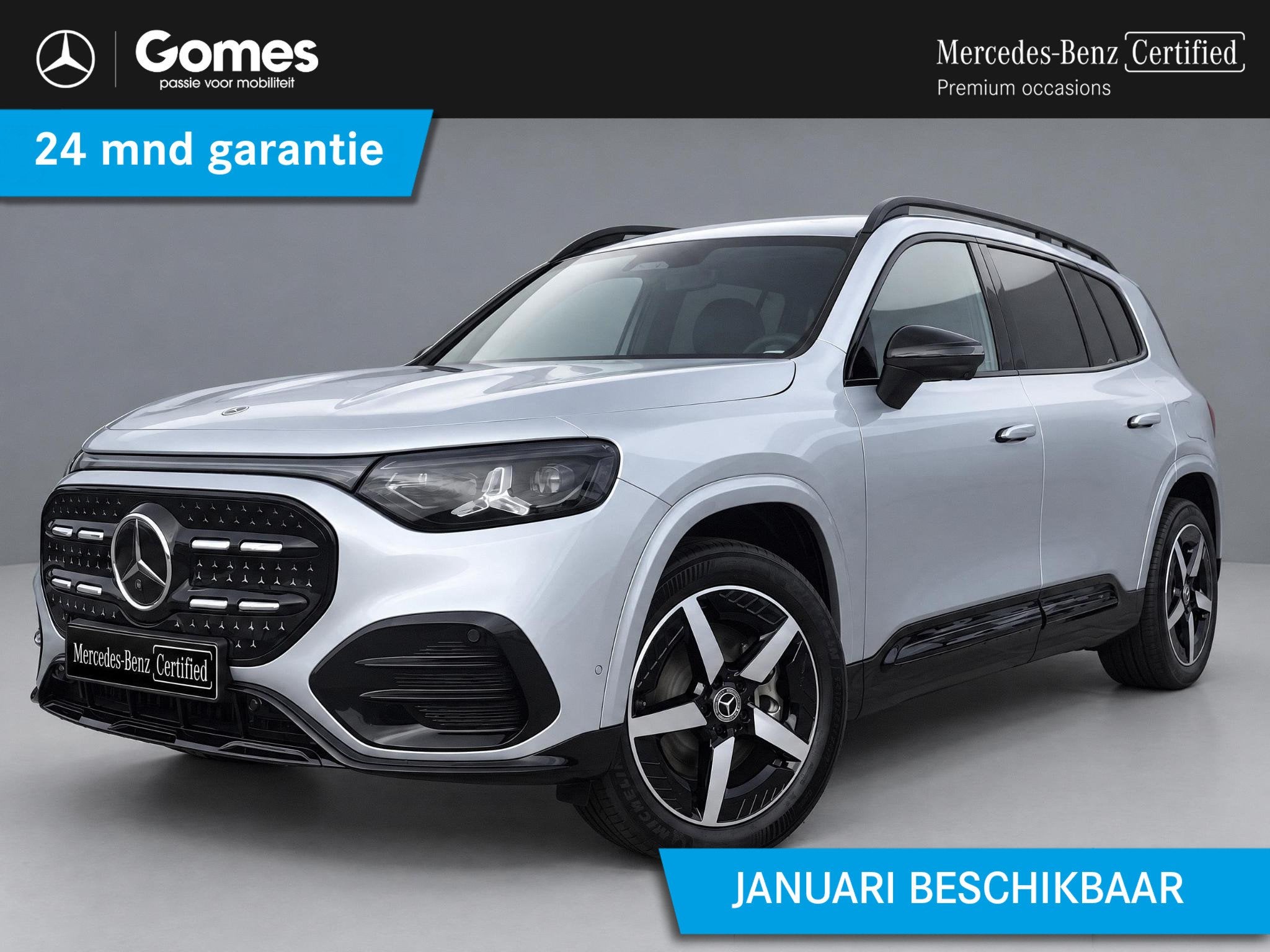 Mercedes-Benz GLB 250+ Business Solution AMG | Premium Pakke, Auto's, 2095 kg, Achterwielaandrijving, Zwart, Origineel Nederlands