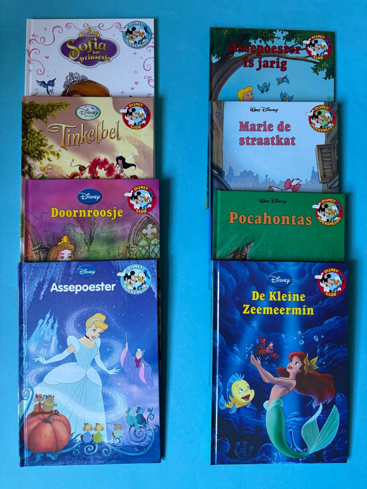 8 Disney “Prinsessen” Klassiekers - Disney Boekenclub, 5 of 6 jaar, Meisje, Ophalen of Verzenden, Zo goed als nieuw