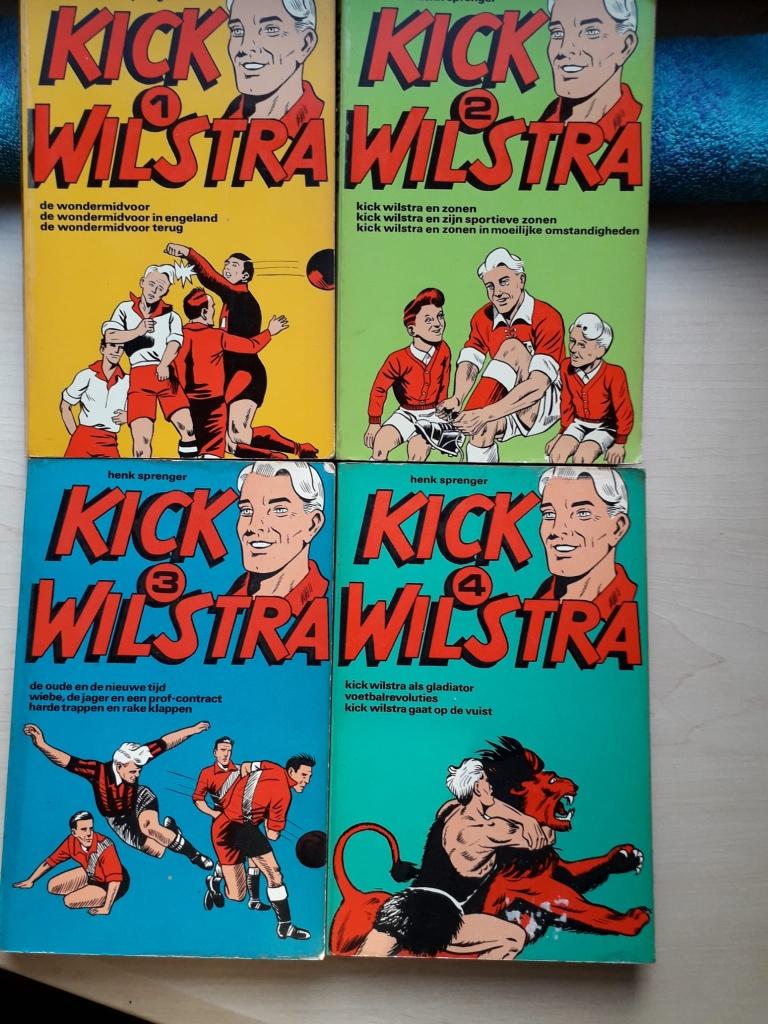 Kick Wilstra pocket setje deel 1 t/m 4 (1972-1974), Boeken, Eén stripboek, Ophalen of Verzenden, Gelezen
