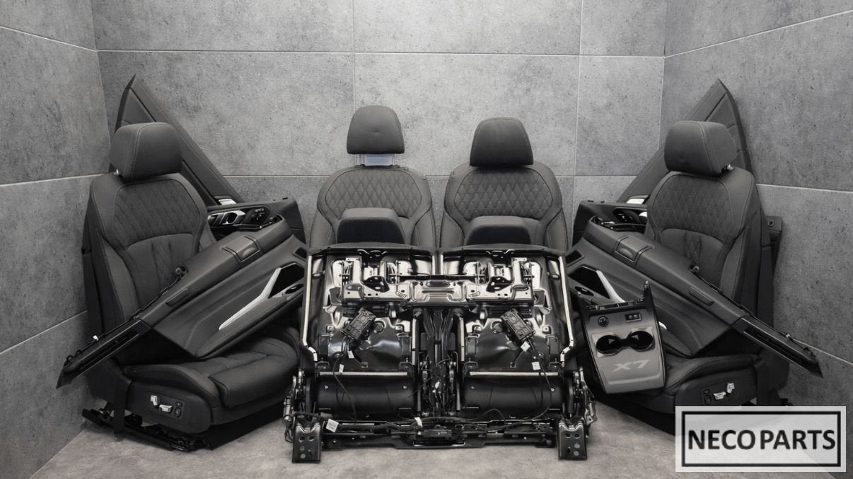 BMW X7 G07 LCI M-PAKKET 14KM INTERIEUR SET STOELEN VERWARMD, Auto-onderdelen, Interieur en Bekleding, Gebruikt, -, -, Ophalen of Verzenden