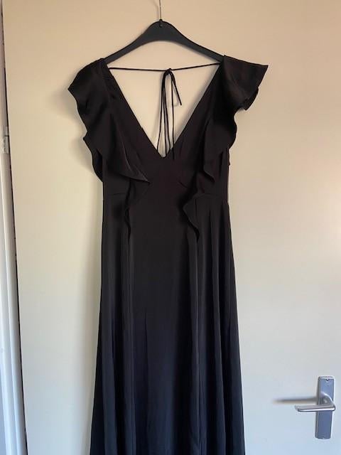 Zwarte galajurk maat 38, Kleding | Dames, Gelegenheidskleding, Maat 38/40 (M), Zwart, Nieuw, Ophalen of Verzenden