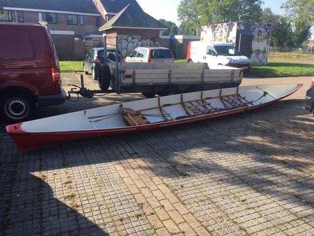 kano wherry Engelse roeiboot / skiff, Overige typen, Ophalen of Verzenden, Zo goed als nieuw, Met peddels