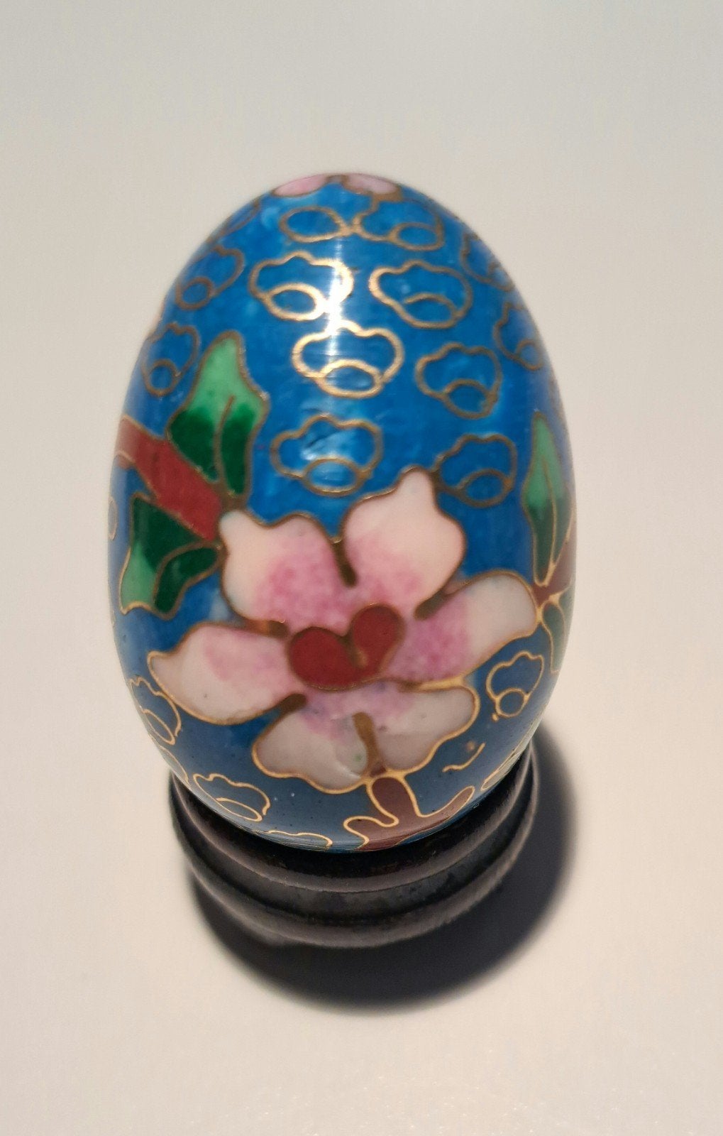 Set van 9 Cloisonné Eieren op Standaard, Ophalen of Verzenden