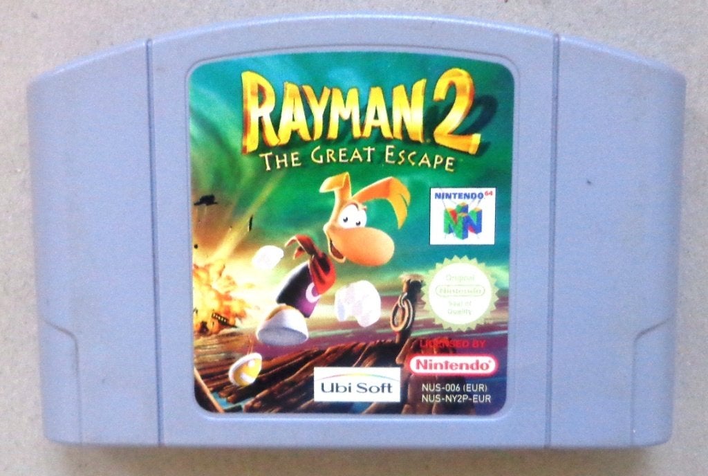 Rayman 2 the Great Escape voor de Nintendo 64, Avontuur en Actie, Gebruikt, 1 speler, Ophalen of Verzenden