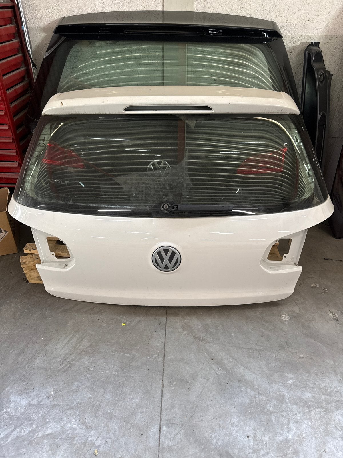 Achterklep Volkswagen Golf 6 - Wit, Ophalen, Gebruikt, Achterklep, Volkswagen