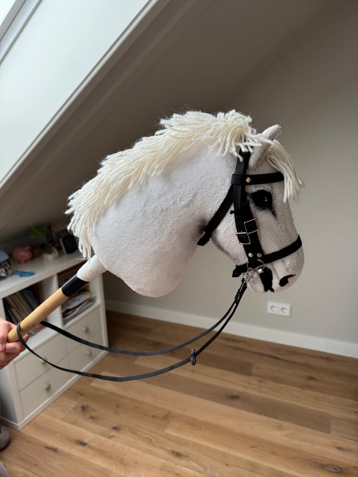 HUMMA Hobby Horse grijs/wit, Ophalen of Verzenden, Zo goed als nieuw