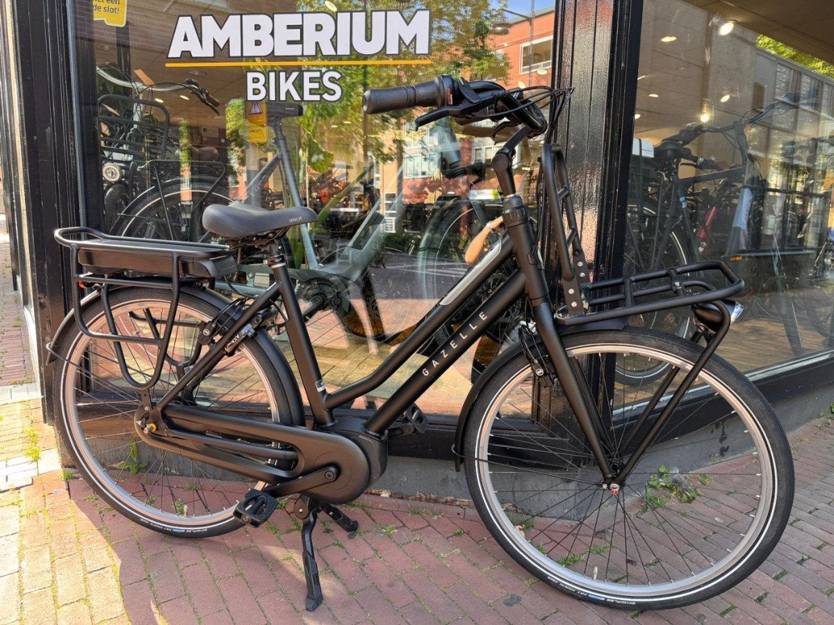 Gazelle Heavydutynl Miss Grace C7 HMB Lage instap zwart 54cm, Ophalen, Gebruikt, -, -