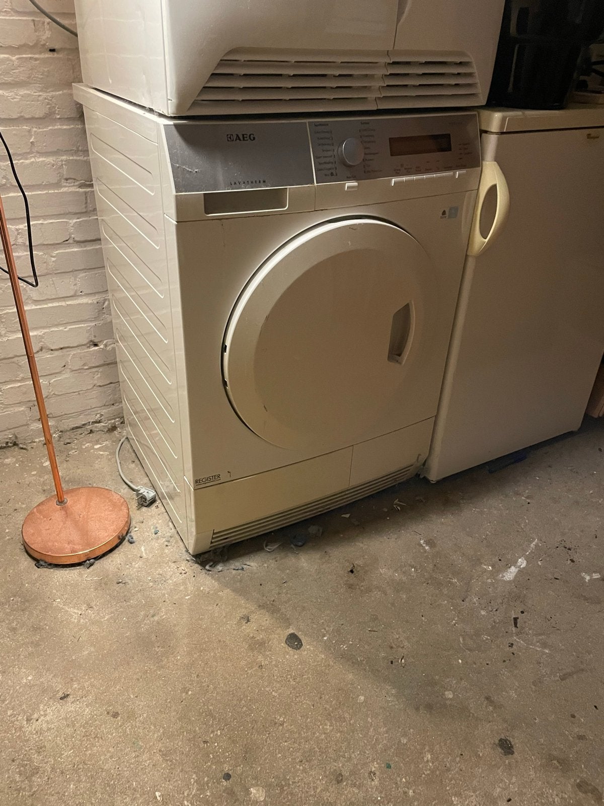AEG Lavatherm wasdroger - Goed werkend, Witgoed en Apparatuur, Wasdrogers, Ophalen, 6 tot 8 kg, Gebruikt, Voorlader