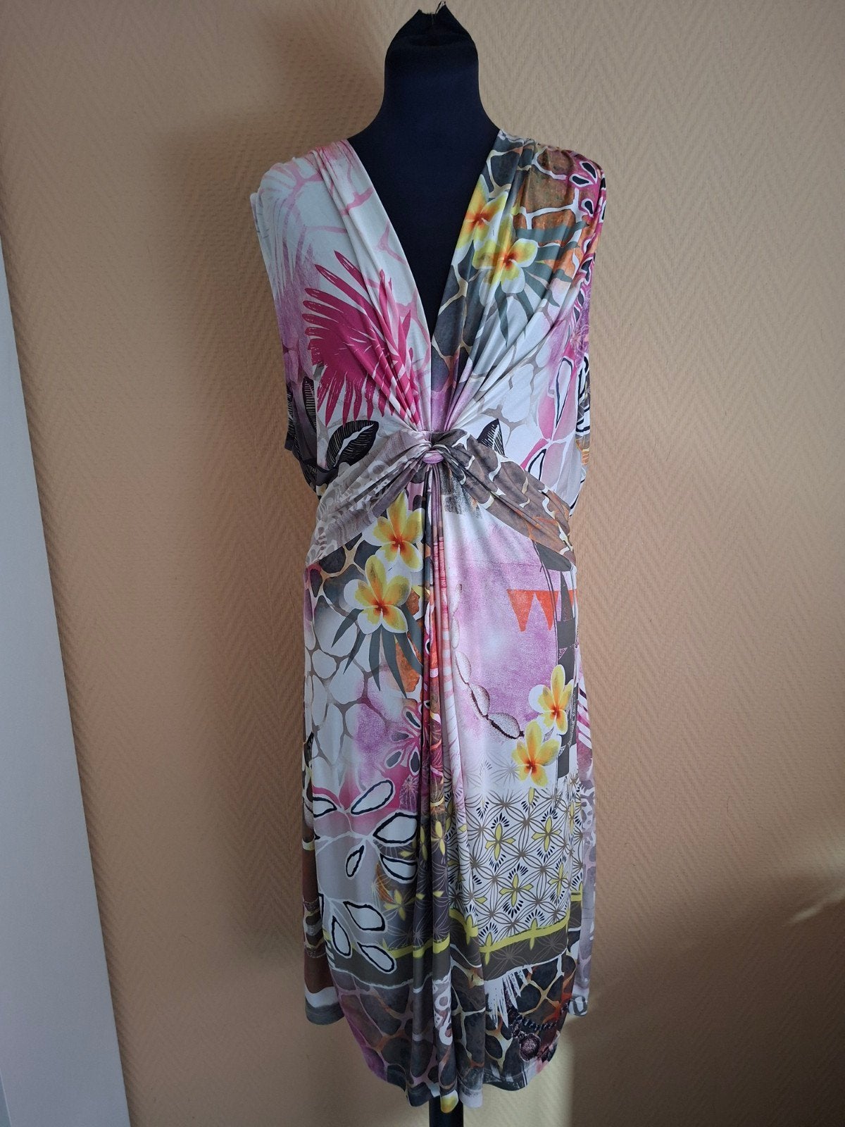 Prachtige Zomerjurkje van Passport! maat 42, Kleding | Dames, Passport, Meerkleurig, Maat 42/44 (L), Ophalen of Verzenden