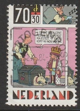 Nederland 1984 1319 Kind 70c Hondenhok, Gest Den Bosch, Postzegels en Munten, Postzegels | Nederland, Verzenden, Na 1940, Gestempeld