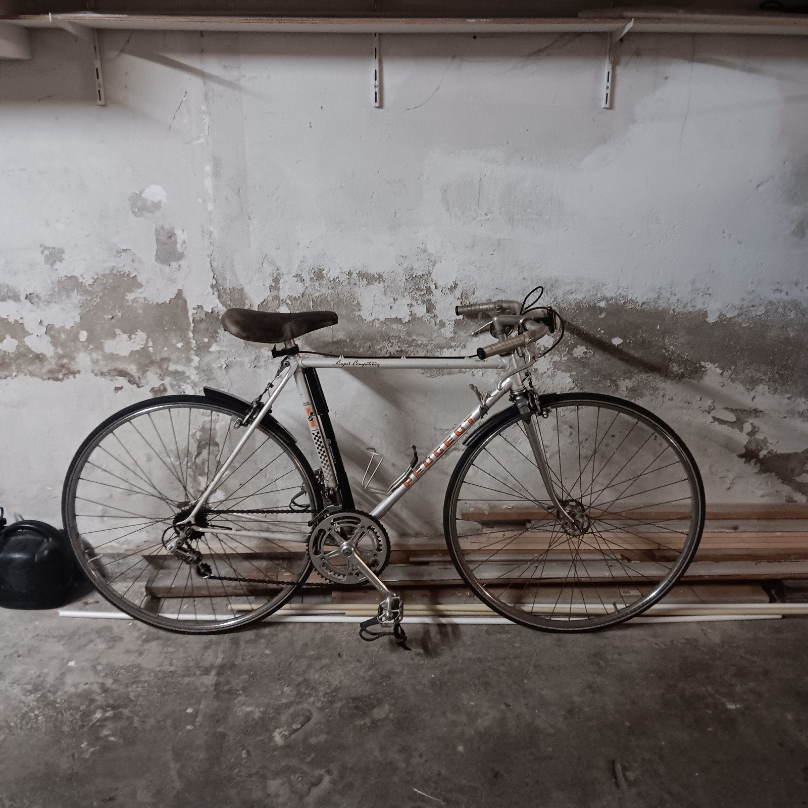 Vintage Peugeot racefiets, frame maat 54 cm, 10 tot 15 versnellingen, Ophalen, Overige merken, 53 tot 56 cm