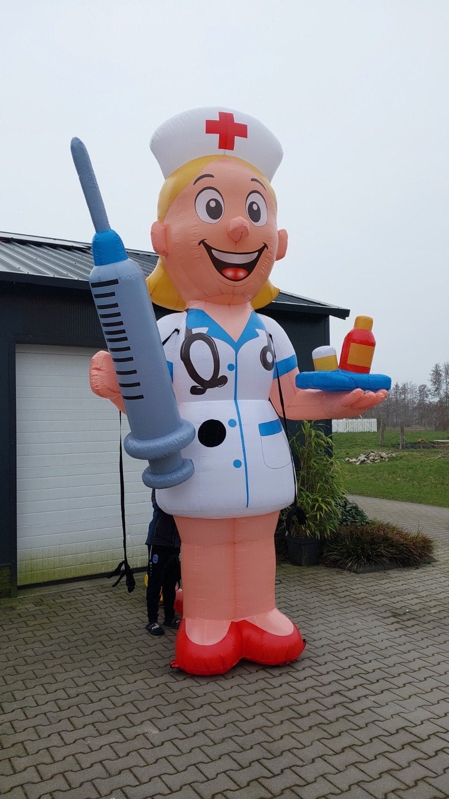 zuster opblaasfiguur te koop, Vtverhuur, Nieuw, Info@vtverhuur.nl, Ophalen of Verzenden