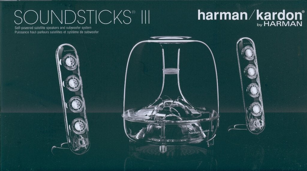 HARMAN KARDON SOUNDSTICKS III NOG NIEUW IN DOOS, Overige merken, Subwoofer, Verzenden, Nieuw