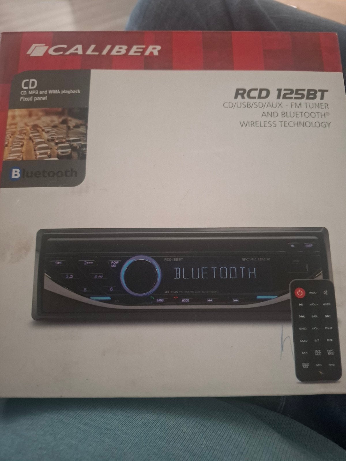 Caliber RCD 125BT Autoradio met Bluetooth en USB/SD/AUX, Auto diversen, Ophalen of Verzenden, Nieuw