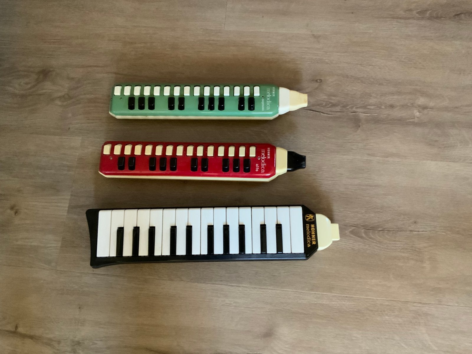 3 x Hohner Melodica's mondorgel Vintage Instrumenten, Muziek en Instrumenten, Ophalen of Verzenden, Zo goed als nieuw, Overige aantallen