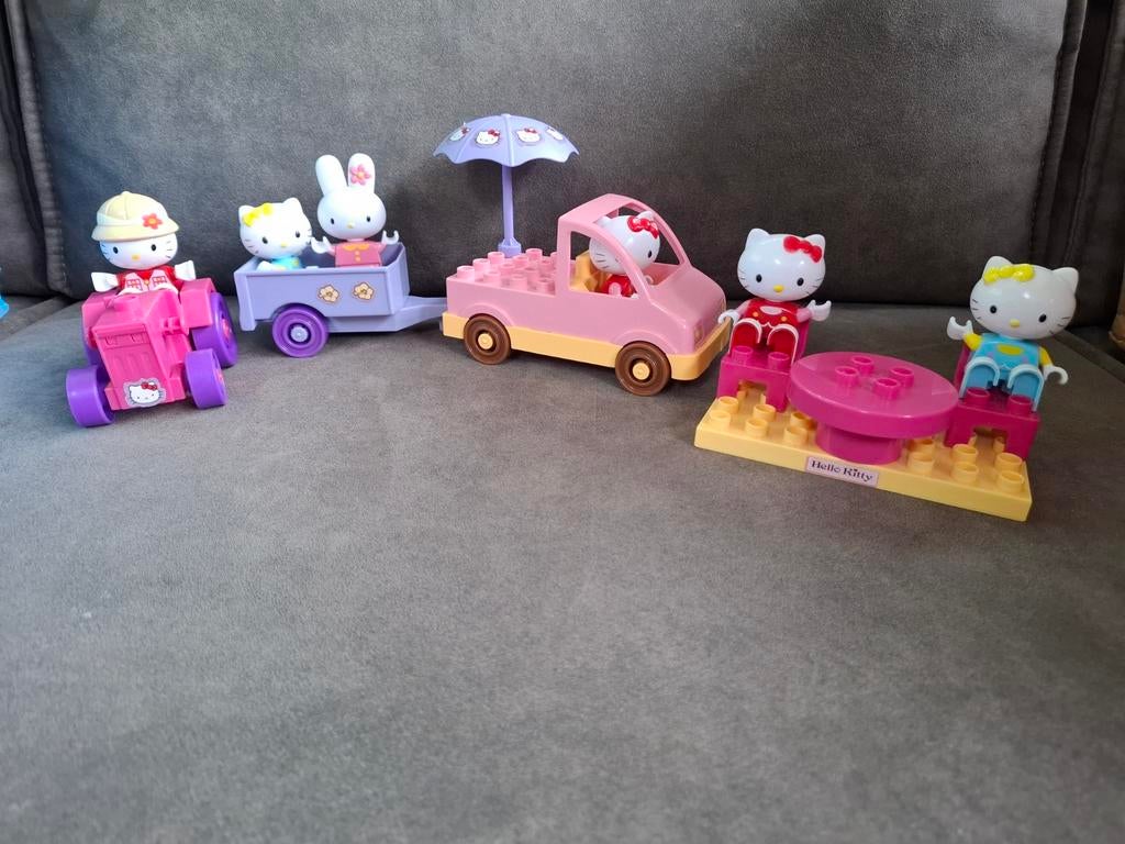Duplo Hello Kitty, Kinderen en Baby's, Speelgoed | Bouwstenen, Ophalen of Verzenden, Gebruikt, Overige merken