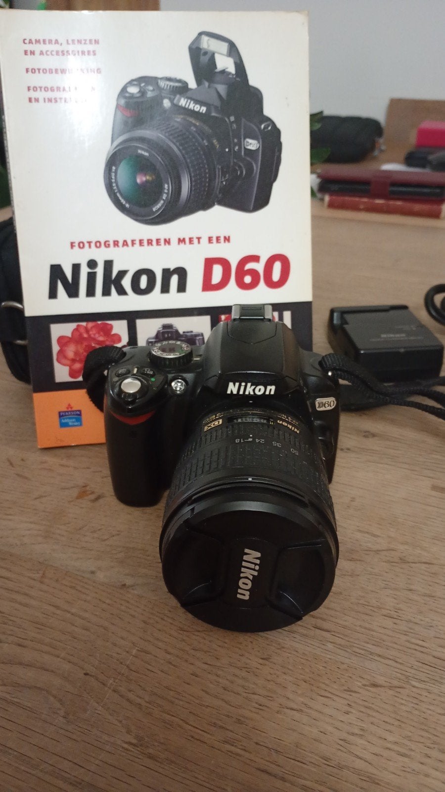 Nikon D60 met 18-70 lens, Ophalen, Gebruikt, 10 megapixels, Nikon
