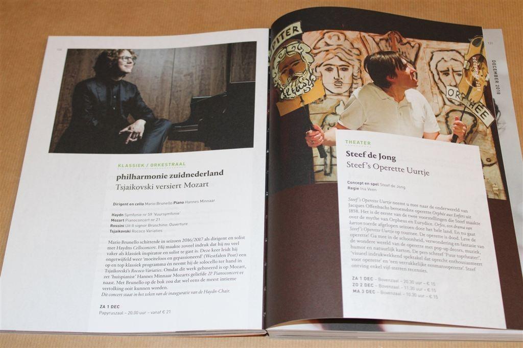 Theater Maastricht — Seizoensgids [2018-19] — 467 Pagina\'s, Ophalen of Verzenden, Zo goed als nieuw, Toneel