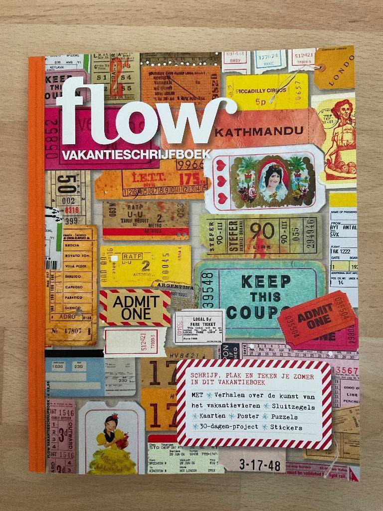 flow Vakantieschirijfboek, Ophalen of Verzenden, Nieuw, Overige typen