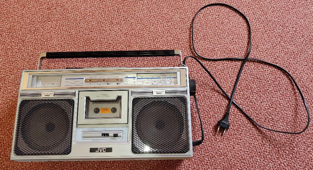 JVC RC-646L Stereo Radio Cassette Recorder, Ophalen of Verzenden, Gebruikt, Radio