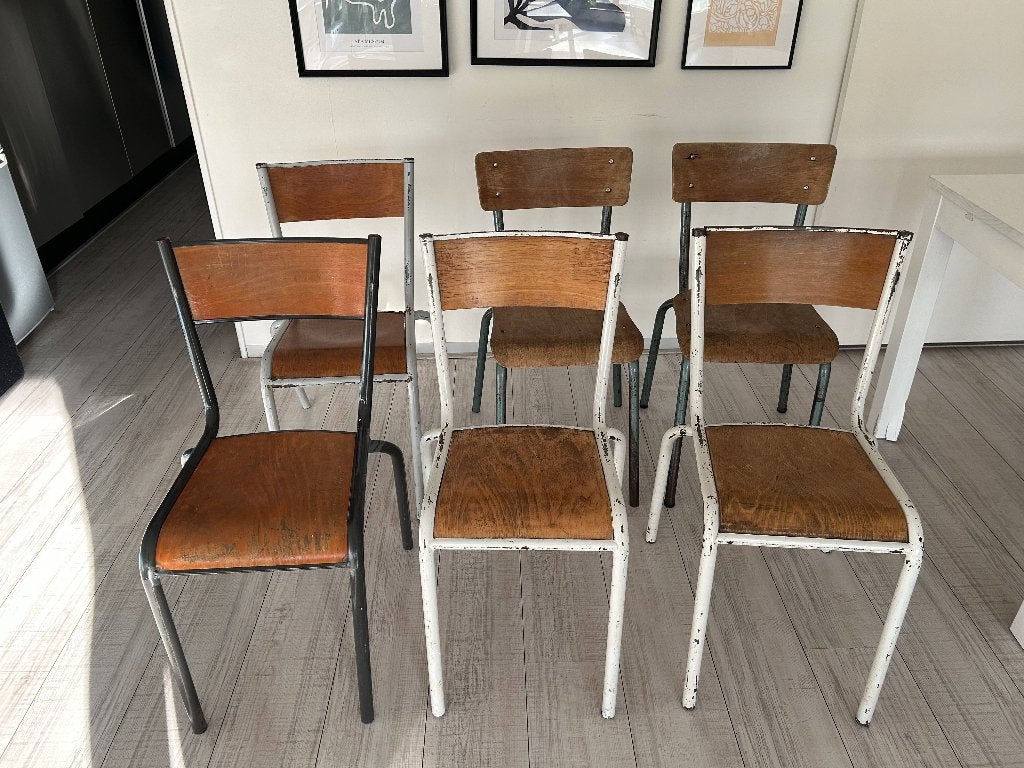 Schoolstoelen, Ophalen, Gebruikt, Overige kleuren, Retro / Vintage