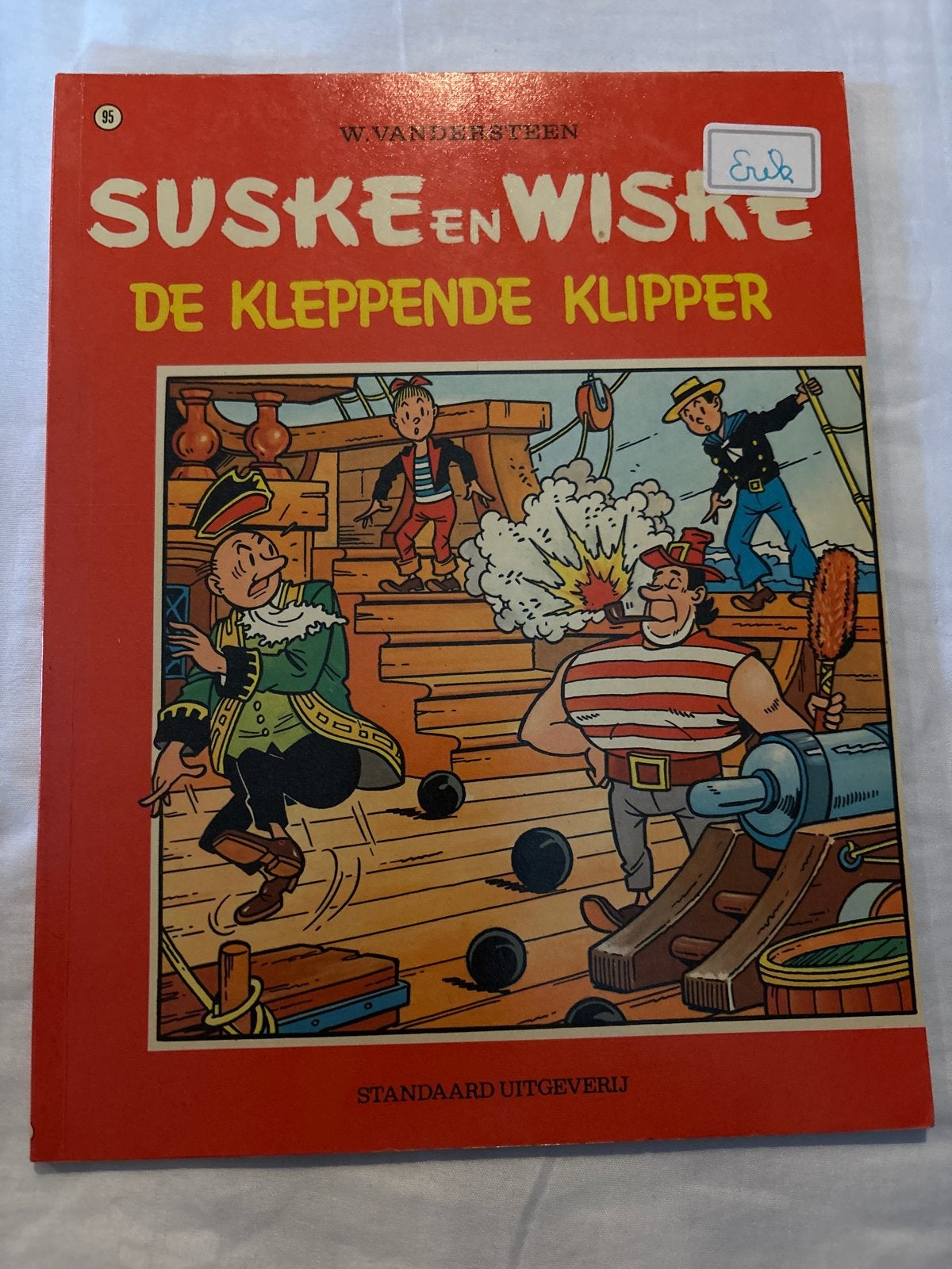 Suske en Wiske - De Kleppende Klipper (Nr. 95) 1972, Eén stripboek, Ophalen of Verzenden, Zo goed als nieuw
