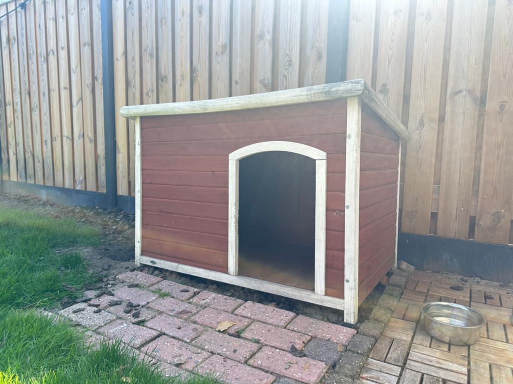 Hondenhok buiten 110x80cm, Dieren en Toebehoren, Hondenhokken, Ophalen, 65 tot 100 cm, Hondenhok, 110 cm of meer