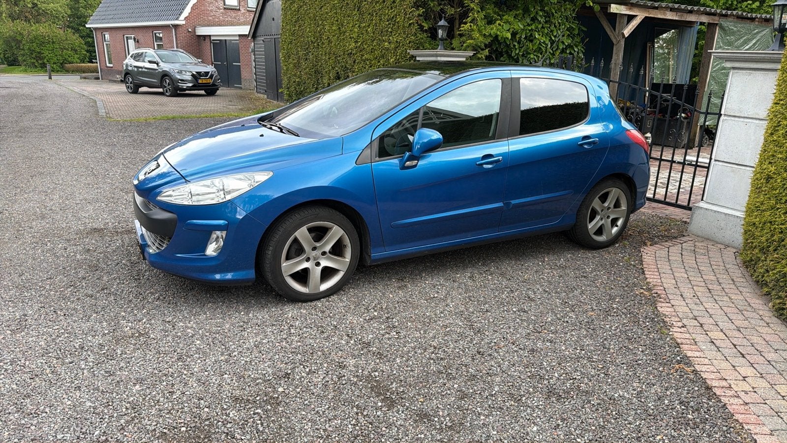 Peugeot 308 1.6 THP 150 5-DRS 2008 Blauw nieuwe apk!!, Auto's, Voorwielaandrijving, Stof, 4 cilinders, 700 kg